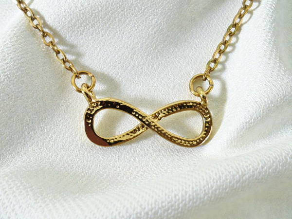 collier l'infini acier inoxydable